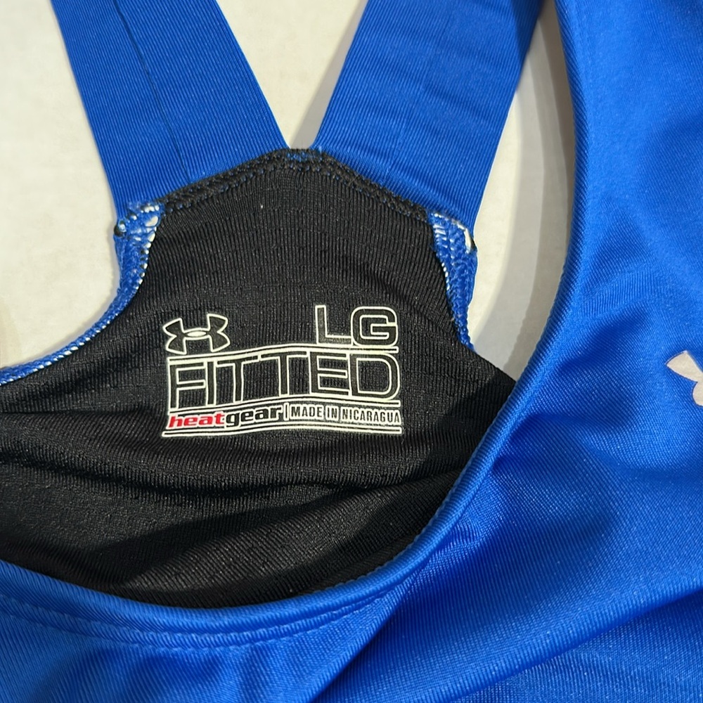Under Armour Women's Vibrant Blue Tank Top - Picture 3 of 7